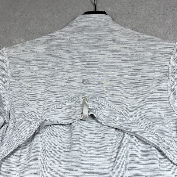 Lululemon Define Jacket Womens 6 Gray Pattern Active Athletic Zip Stretch Casual - Picture 10 of 13